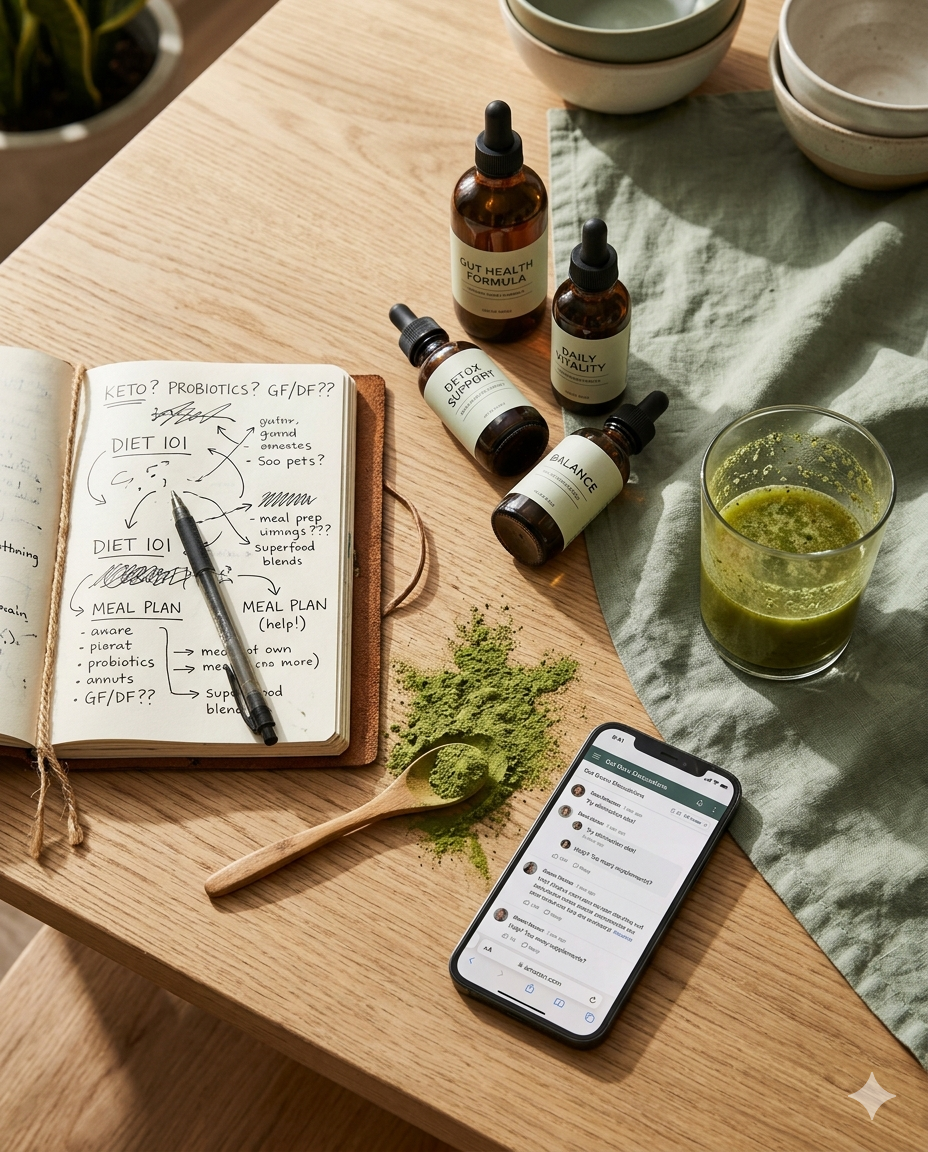 Gut health supplements and protocol